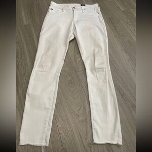 AG Adriano Goldschmied White Skinny Jeans